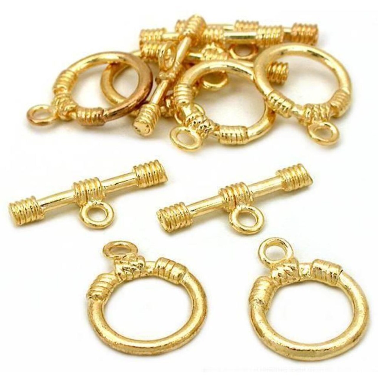 Bali Toggle Clasps Gold Plated Necklace 14.5mm Approx 6 Michaels